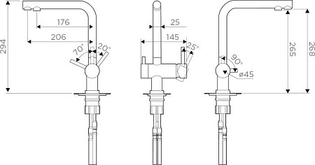 Смеситель Omoikiri Nagano-PA (пастила)