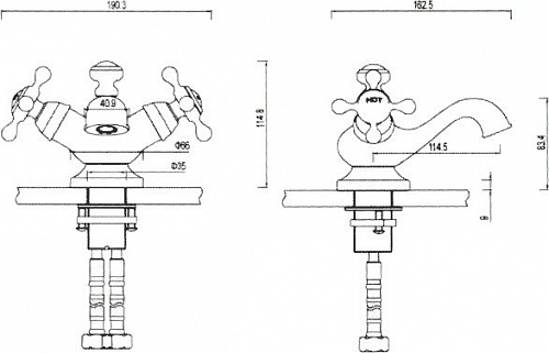 Смеситель Gerhans K11001B