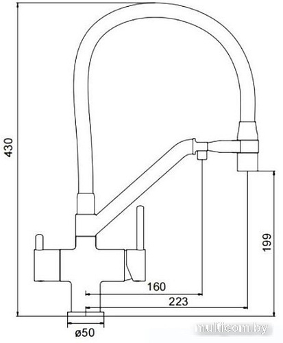 Смеситель Gappo G4398-81