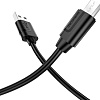 Кабель Borofone BX55 USB Type-A - microUSB (1 м, черный)