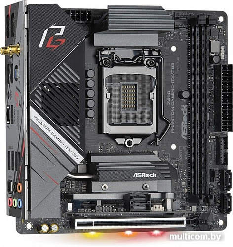 Материнская плата ASRock Z490 Phantom Gaming-ITX/TB3