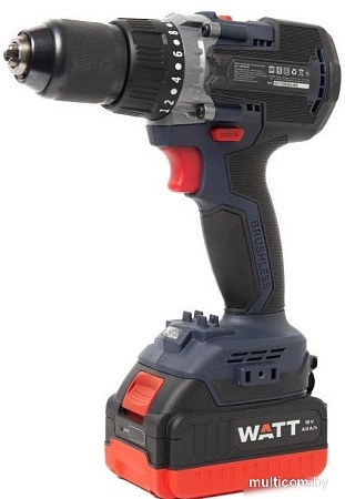 Дрель-шуруповерт WATT WAS-18 Li-2BL 1.018.090.00 (с 1-им АКБ, кейс)