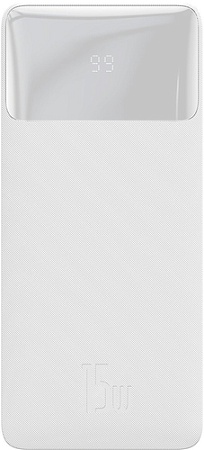 Внешний аккумулятор Baseus Bipow Digital Display 15W 10000mAh (белый)