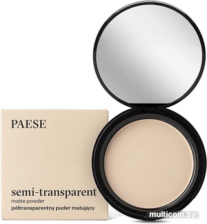 Компактная пудра Paese Matte Powder Semitransparent 1А (теплый бежевый)