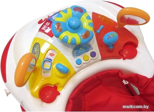 Ходунки Nuovita Carrozza (красный)