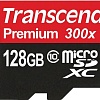 Карта памяти Transcend microSDXC UHS-I 300x Premium (Class 10) 128GB (TS128GUSDU1)