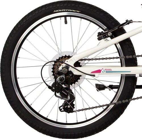 Детский велосипед Novatrack Novara 6.V 2025 20AHV.NOVARA.WT5 (белый)