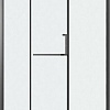 Душевой уголок Grossman Pragma 110x90x195 120.K33.03.1190.21.02 (черный матовый/стекло шиншилла)