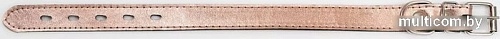 Ошейник Дарэленд простроченный 2х-слойный 25 мм 29-39 см (розовое золото)