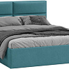 Кровать Трия Глосс универсальный тип 1 с ПМ 160x200 (микровелюр Wellmart Indigo)