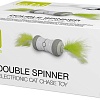 Игрушка для кошек EBI Двойной спиннер с перьями 409/472088