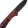 Складной нож Civivi Elementum D2 Steel Black Stonewashed Handle G10 C907A-1 (бордовый)