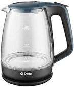 Электрочайник Delta DL-1331 (черный/синий)