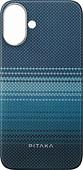 Чехол для телефона Pitaka Tactile Woven для iPhone 16 (синий)