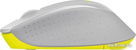 Мышь Logitech M330 Silent Plus (серый/желтый)