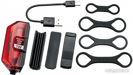 Фонарь Topeak Red Lite Aero USB 1W