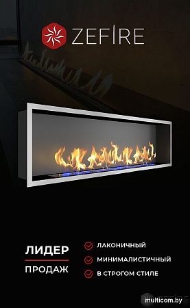 Биокамин ZeFire Flagman 1000 шлифованный