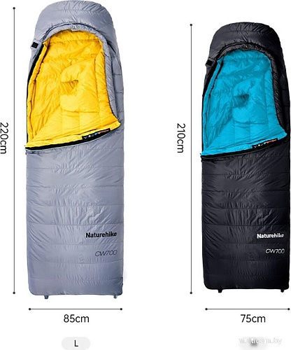 Спальный мешок Naturehike Cicada Wing CW700 CNK2450WS048 (L, черный)