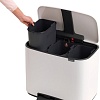 Brabantia Bo Pedal Bin 3 x 11л (белый)