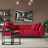 Стеллаж LoftyHome Бервин 120 (серый/черный)