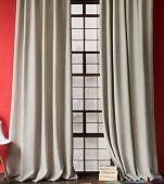 Комплект штор Pasionaria Джерри 280x230 (2 шт, бежевый)