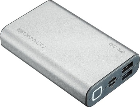 Портативное зарядное устройство Canyon CND-TPBQC10S