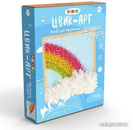 Набор для создания поделок/игрушек Woody Цвик-арт. Летняя радуга 02468