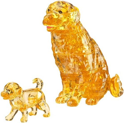 3Д-пазл Crystal Puzzle Два лабрадора 90218