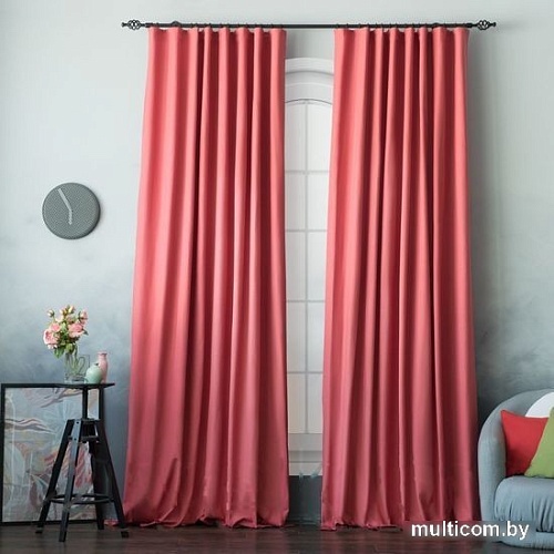 Комплект штор Pasionaria Билли 340x240 с подхватами (малиновый)