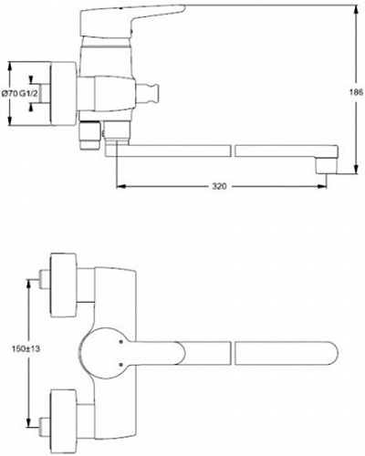 Смеситель Ideal Standard Connect B9923AA