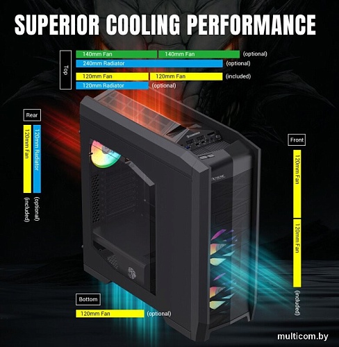 GameMax Dragon Knight 2 (черный)