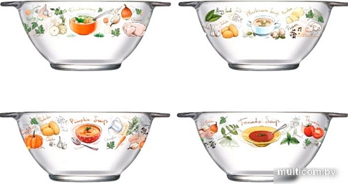 Набор бульонниц Luminarc Вкусный супчик Q5158 (4 шт)
