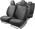 Комплект чехлов для сидений Autoprofi Linen LIN-1505 (черный/темно-серый)