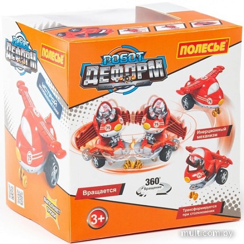 Полесье Робот Деформ самолет инерционный 79022