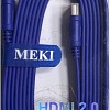 Кабель Meki GH-T-3BE HDMI - HDMI (3 м, синий)