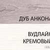 Шкаф-пенал Anrex Olivia 1DZ (вудлайн крем/дуб анкора)