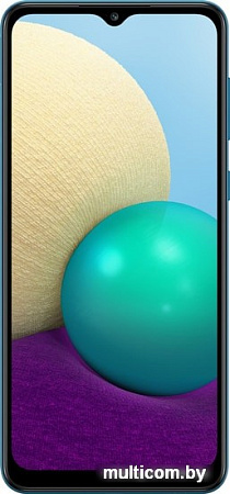 Смартфон Samsung Galaxy A02 SM-A022G/DS 2GB/32GB (синий)
