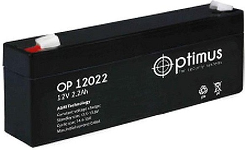Аккумулятор для ИБП Optimus OP 12022 (12В/2.2 А·ч)