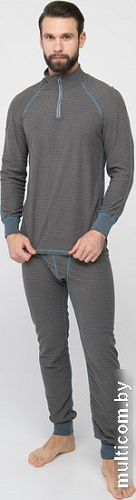 Костюм Huntsman Thermoline ZIP 46-48 (фактурный флис, серый)