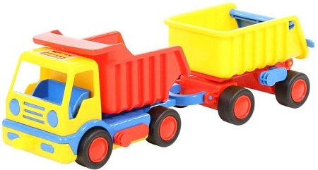 Полесье Базик автомобиль-самосвал с прицепом 9647