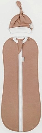 Пеленка-кокон Amarobaby Nature Essence (бежевый, р-р 56-68)