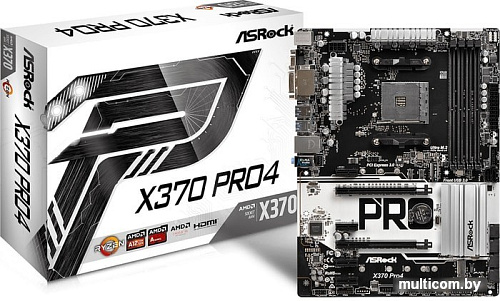 Материнская плата ASRock X370 Pro4