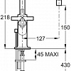 Двухрычажный смеситель Jacob Delafon Purist E14594-3