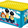 Ящик для хранения Lalababy Миньоны LA106411046 (17 л, джинсовый)
