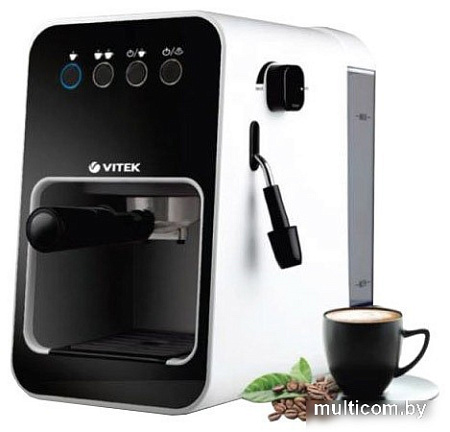 Рожковая помповая кофеварка Vitek VT-1504 BW