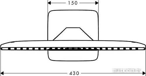 Верхний душ Hansgrohe Raindance E 420 AIR 1jet (27372000)