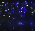 Бахрома Luazon Led-160 (3x0.6 м, белый/синий) [1080183]