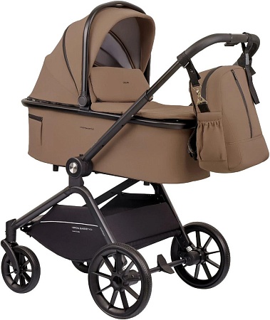 Универсальная коляска Indigo Solar (3 в 1, темно-бежевый)