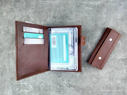 Ключница EZcase Mini (коричневый)