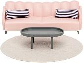 Аксессуары для кукольного домика Lundby Гостиная LB-60306500